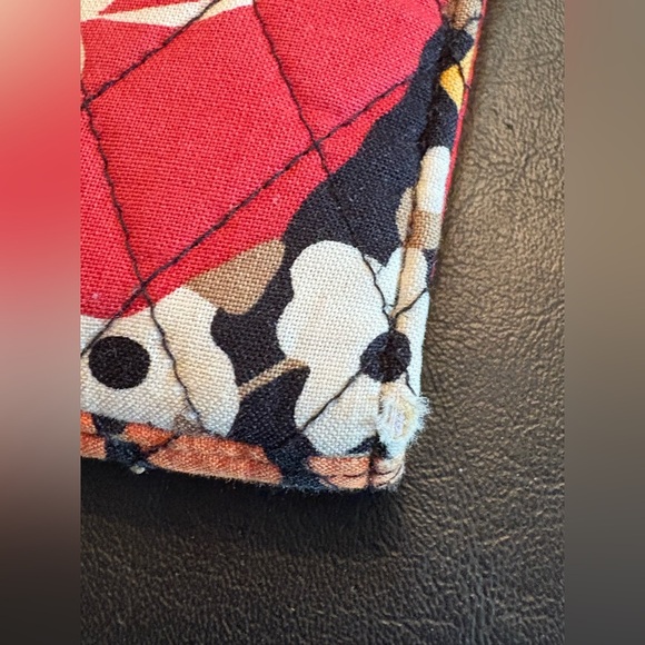 Vera Bradley Bittersweet Floral Houndstooth Mandy Shoulder Bag Purse + Wallet - Picture 9 of 16